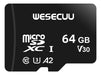 Tarjeta De Memoria Wesecuu 64gb Microsdxc Uhs-i - Velocidad 0