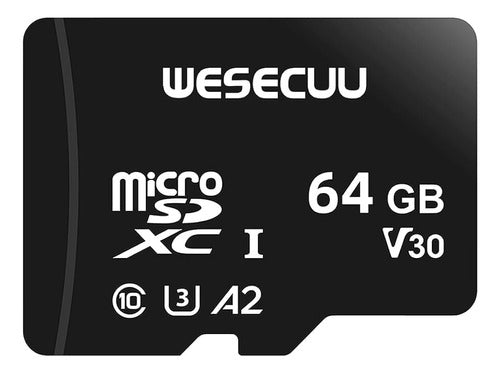 Tarjeta De Memoria Wesecuu 64gb Microsdxc Uhs-i - Velocidad 0