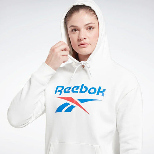 Reebok Buzo Ri Bi Fleece Hoodie Mujer Con Capucha Training 4