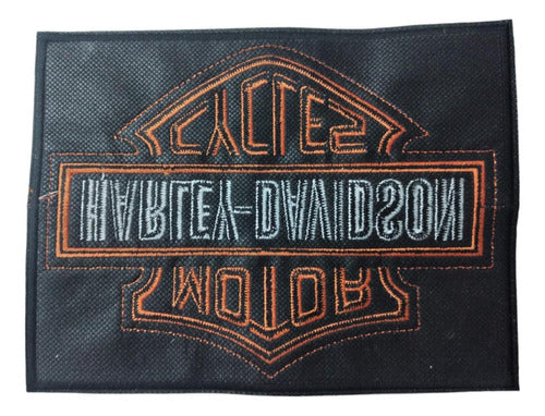 Parche Bordado Para Coser Harley Davidson Motorcycles Grande 2