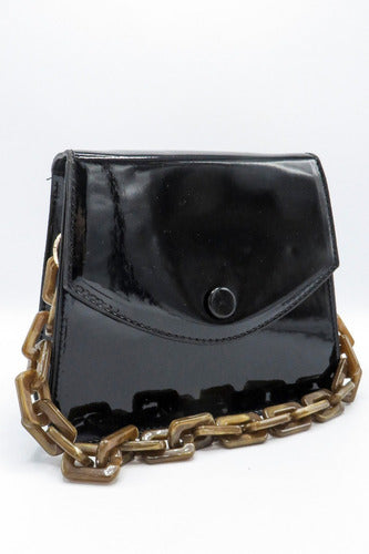 Las Pepas Vicenza Black Handbag 4