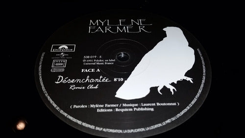 Mylene Farmer Desenchantee Remix Club Vinilo Maxi Impecable 1