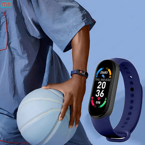 Smartwatch M8 Fitness Blood Pressure Heart Rate Waterproof 11
