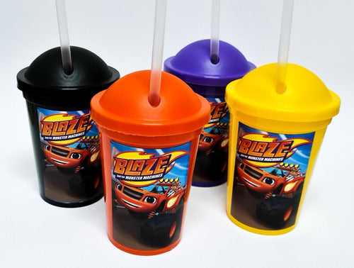 Blaze Plastic Souvenir Cups - Pack of 20 0