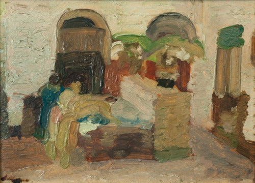 Alfredo De Simone - El Gasómetro - 1940 - Lámina 45x30 Cm. 2