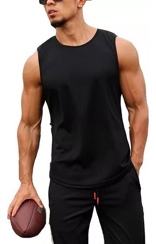 Training Gym Sport Sleeveless Hoodie Workout Tank Top 0