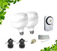 Electricidad Tribunales Lampara Kit Cultivo Indoor Luces Led 100w Grow = Sodio 400w 1