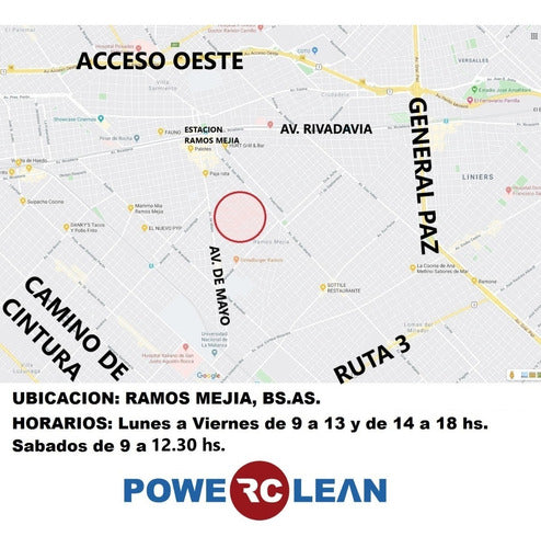 Powerclean Niple Rosca Hembra 3/8 Para Acople Rapido Giratorio 1/2 Rc 3