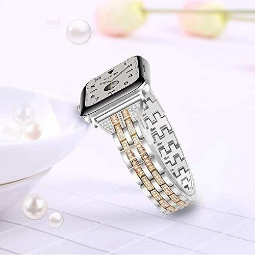 Oulucci Bling Link Bands Compatible Apple Watch Band 42mm 44mm 45mm Series 1