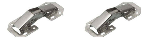 Bronzen 2 Articulated Hinges for Furniture Door with Codo 0, 9, 18 0