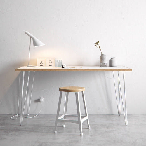 VisualizarDesign Nordic Scandinavian Desk 105x55 Hairpin Legs 2