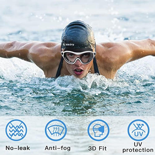 Keary 2 Pack Swim Goggles for Adult Youth 1