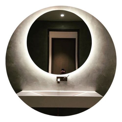 IBELED Round LED Light Mirror 55cm Diameter Bathroom Accessories 0