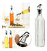 Oh My Shop! Set of 2 Glass Oil and Vinegar Dispensers 150 ML with Pour Spout 1