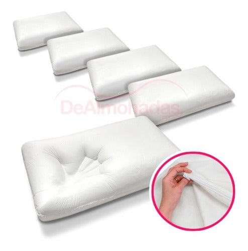 Set of 5 Intelligent Pillows 70x40 + 5 Cases - Dealmohadas 0