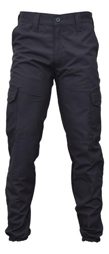 Morev Cargo Work Pants with Zipper and 6 Pockets 0