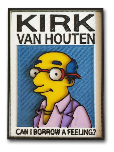 PlasticMonkey.3D Kirk Van Houten Decorative Magnet - 3D Printed 0