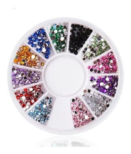 Strass Crystal Carrousel Nail Decoration x 12 Boxes 0