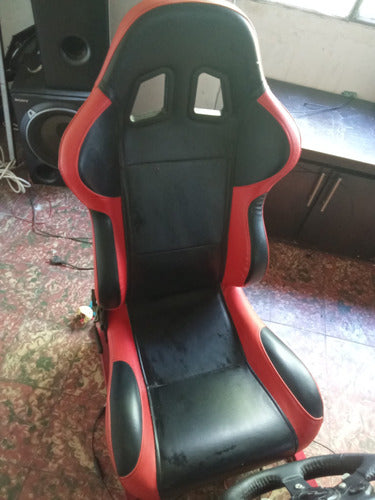 Simulador Carreras Soporte Butaca Y Volante Logitech G920 4