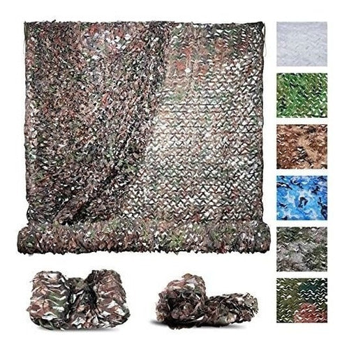 Sposuit Camouflage Netting for Hunting 3x3m - Camo Leaves 0