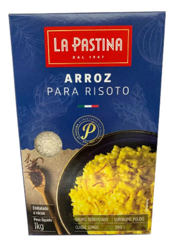 4und. Arroz Legítimo Italiano P/risoto La Pastina Caixa 1kg 0