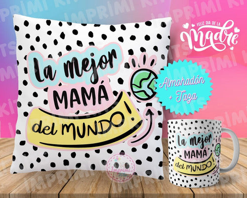 Imprimi Kits Mother’s Day Mugs and Cushions Sublimation Templates #3 7