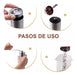 Stainless Steel Manual Coffee Grinder with Ceramic Mill 3