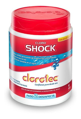 Clorotec Granulado Shock Cloro Disolucion Instantanea 1 Kg 0