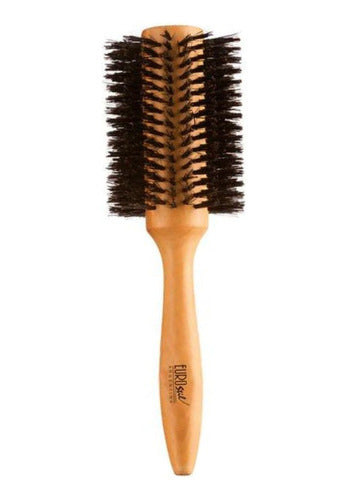 2 Circular Hairdressing Brush Wood Eurostil 36 Mm 50756 1