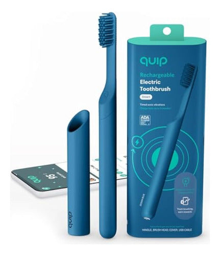 Quip Rechargeable Electric Toothbrush - Sonic Toothbrush with Magnetic Charging Cable 0