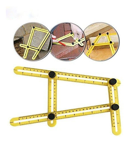 Amenitee Multifunctional Irregular Shape Copy Tool Ruler 0