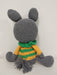 Love Amigurumi Gray Rabbit Crochet Attachment Doll 1