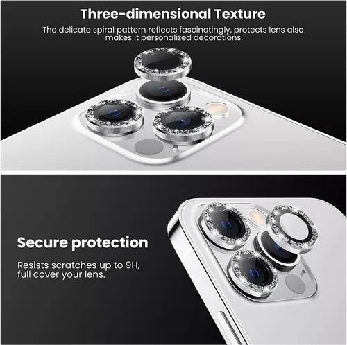 Genérica Tempered Glass Camera Protector Black for iPhone 14 2