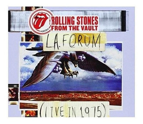 Rolling Stones The From The Vault Live In 1975 CD x 2 + DVD - Rolling Stones The From The Vault La Forum Live In 1975 Feat