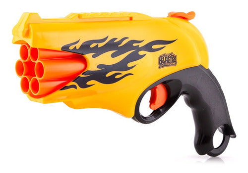 Pistola Lança Dardo Tipo Nerf Supershot Blaster Polibrinq 3