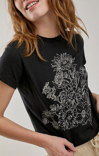 Printed Flower T-Shirt by Rimmel 1
