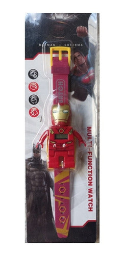 Reloj De Juguete Iron Man Muñequito Oferta No Funciona 0