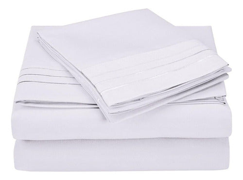 Pierre Cardin 400 Thread Count 100% Cotton Sheets Set - 2 1/2 Plazas 0