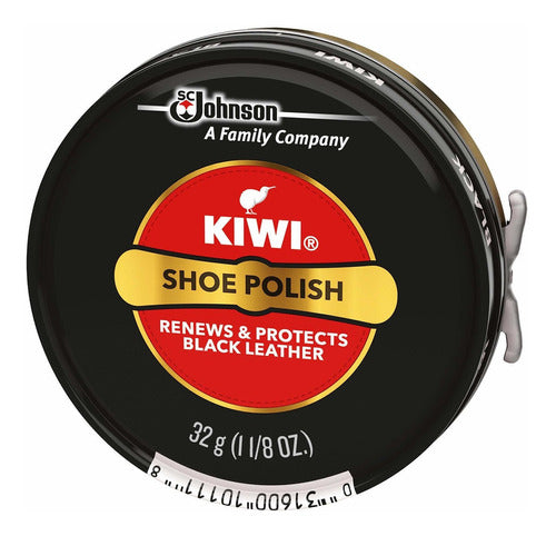 Kiwi Black Shoe Paste Polish 1-1 / 8 Onzas, Pequeño 2