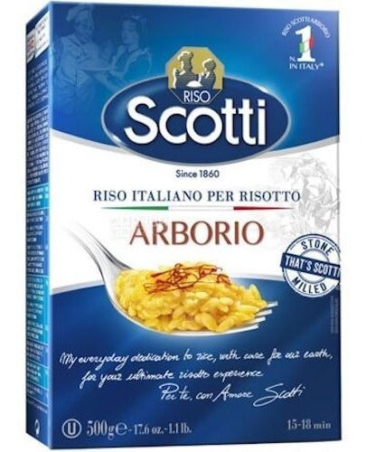 Scotti Arborio Premium Rice 500g Risotto Italy - Pack of 2 1