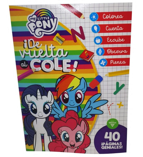 My Little Pony De Vuelta Al Cole Actividades Juego Vertice 0