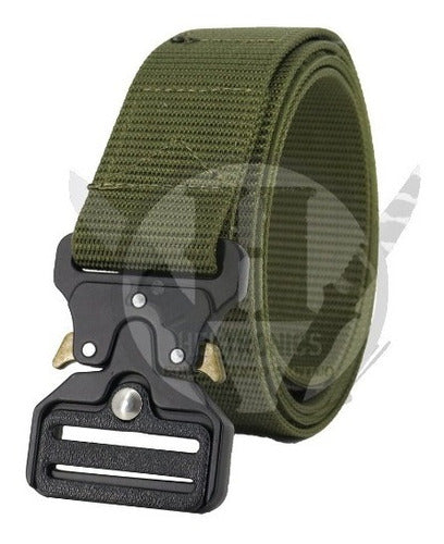 RBN Tactical Cobra Green Tactical Belt with Quick Release Metal Buckle 0