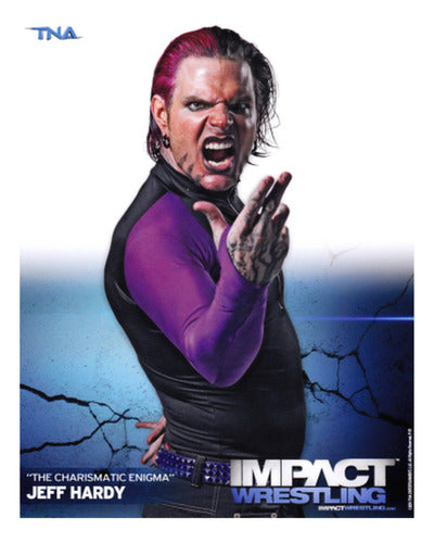 Jeff Hardy - Lucha Libre - Wrestlemania - Lámina 45x30 Cm 1