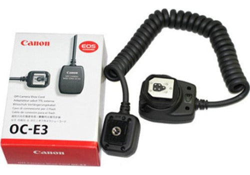 Original Canon Oc-e3 Cable De Sincro Ttl Para Flash 0