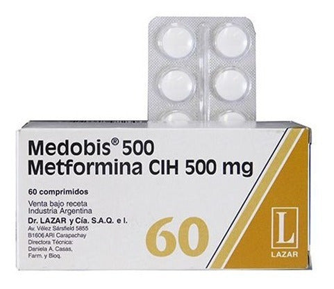 Medobis® 500mg X 60 Comp. (Metformin) | Normoglucemiante 0