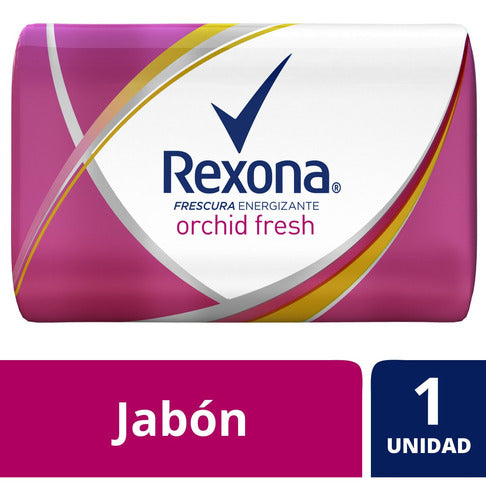 Pack X 6 Unid. Jabon Tocador  Orchifresh 125 Gr Rexona Jabo 1