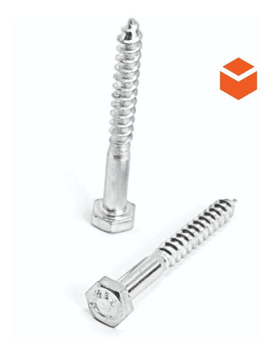 Merval Tornillo Tirafondo 3/8 X 100 ( X 50 ) 1