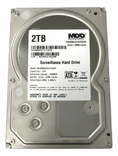 Maxdigitaldata 2TB 32MB Cache 7200PM SATA 3.0 1