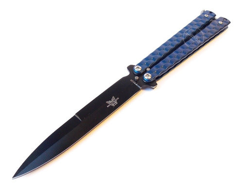 Sevillana Butterfly Knife with Locking Handle Stainless Steel 0