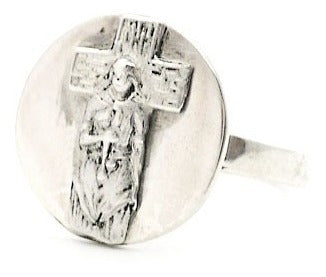 Entre Joyas Anillo Gauchito Gil En Plata 925 Ofrenda Hombre Mujer 1